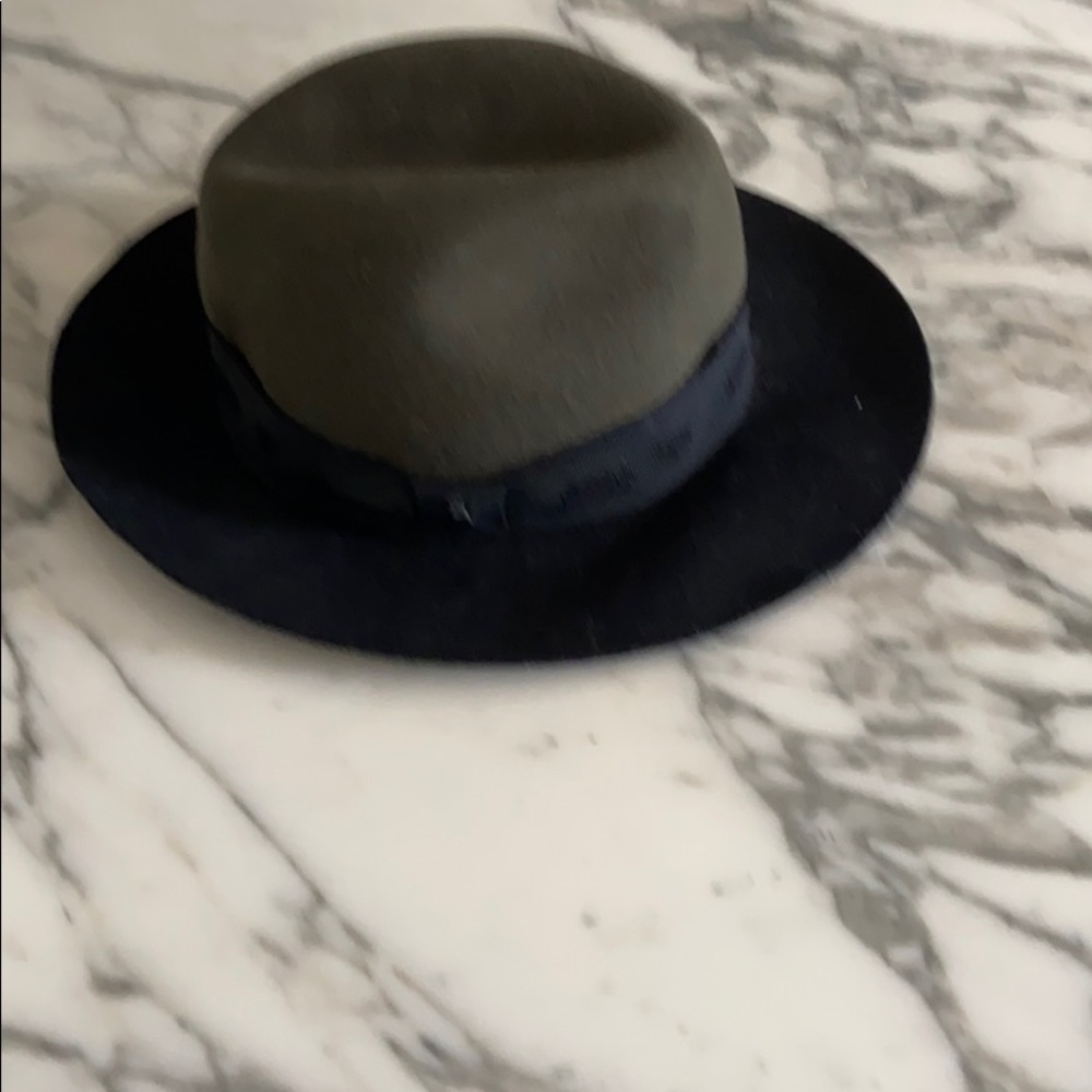 ZV felt hat dark green and black